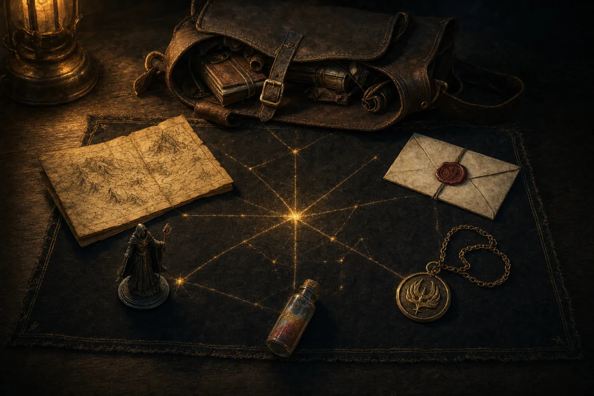 Companion chat showing context-aware responses that reference specific campaign NPCs, locations, and prior session events