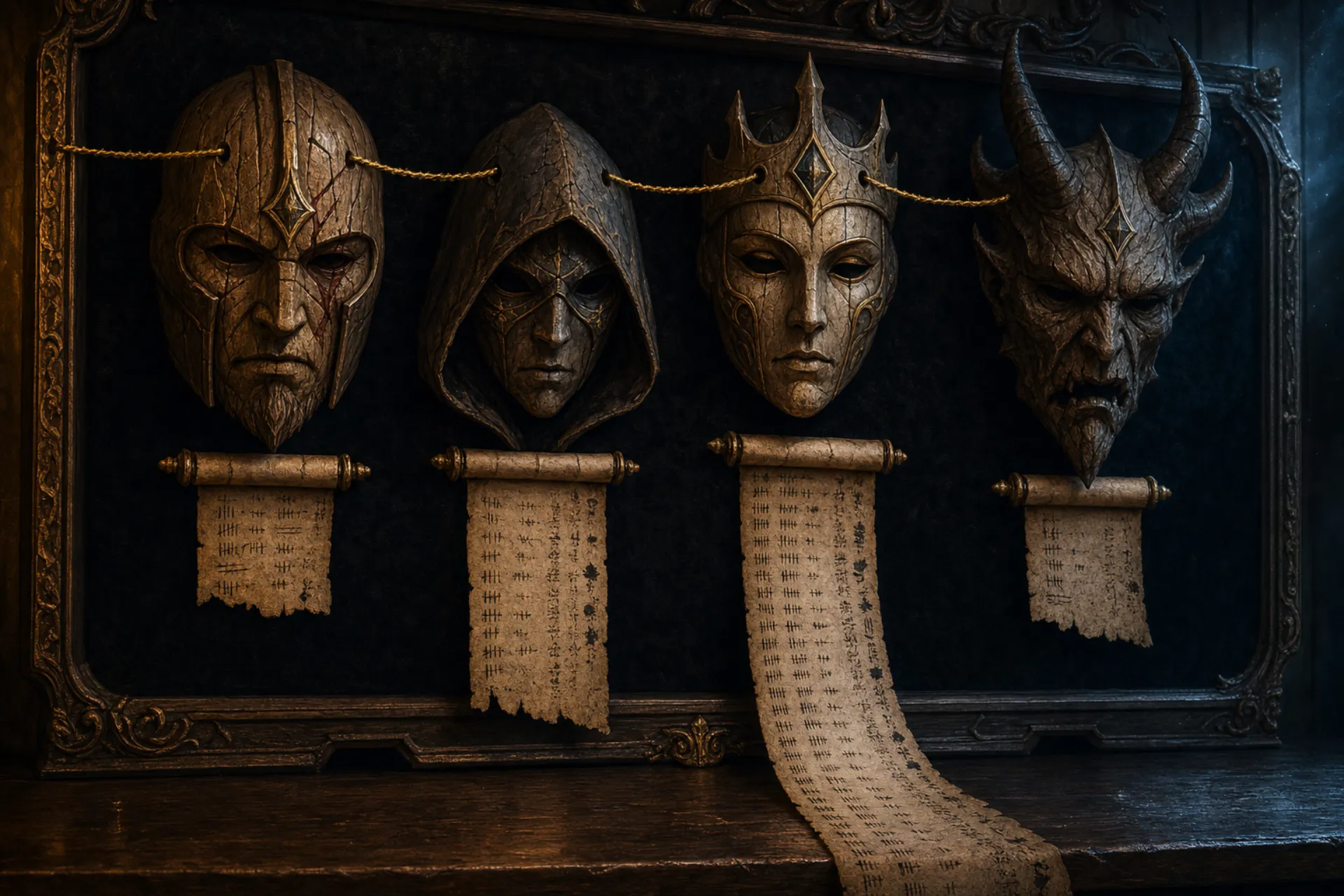 NPC detail panel showing memory log entries from prior sessions with timestamps and key events