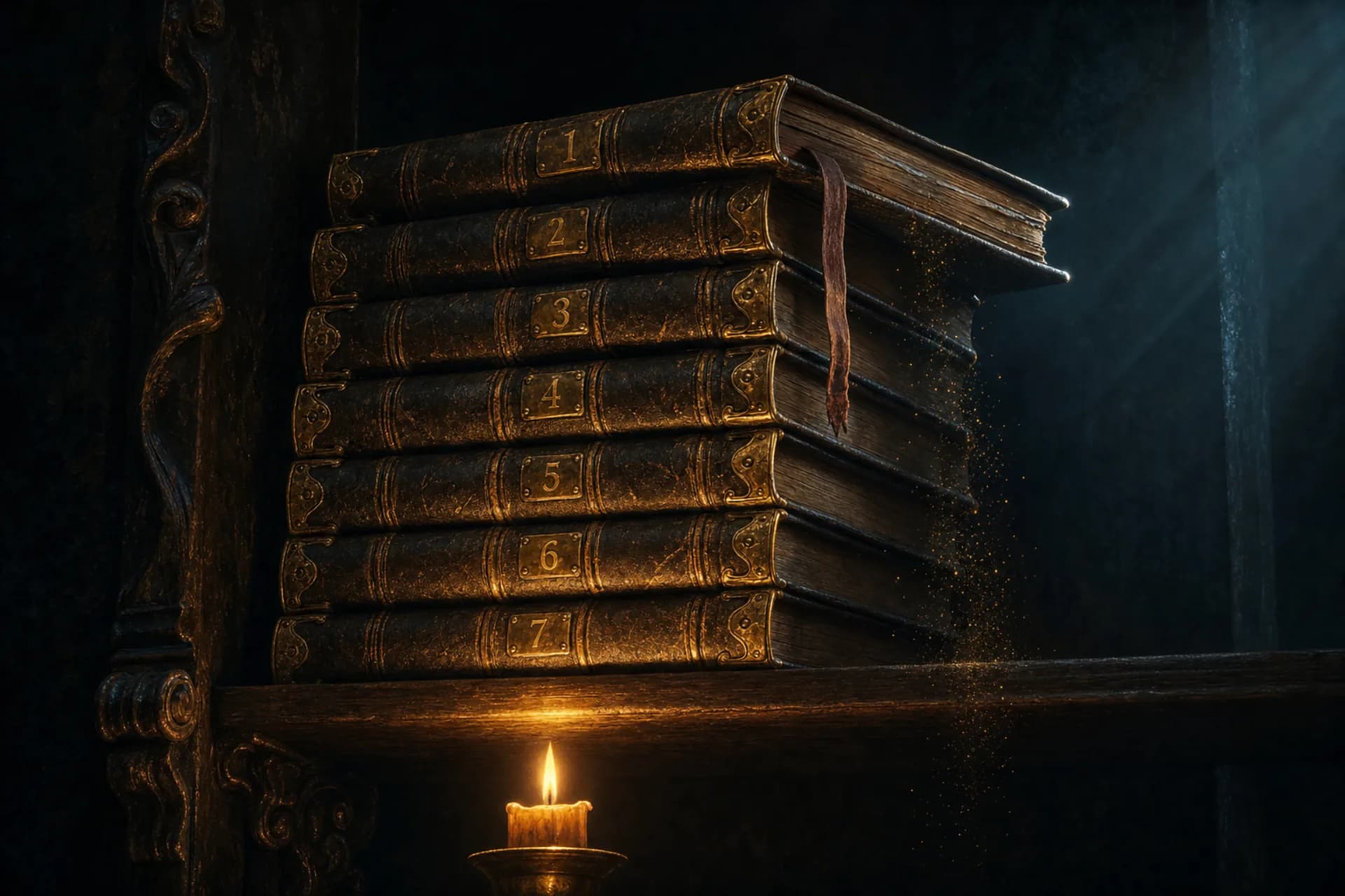 Session history list showing multiple past sessions with recap previews and session numbers